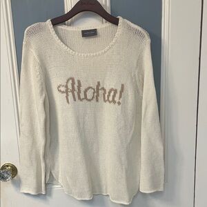 Wooden Ships by Paola Buendia Aloha Sweater